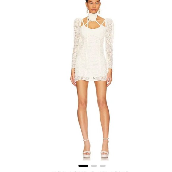 beautiful white lace dress - Picture 2 of 2